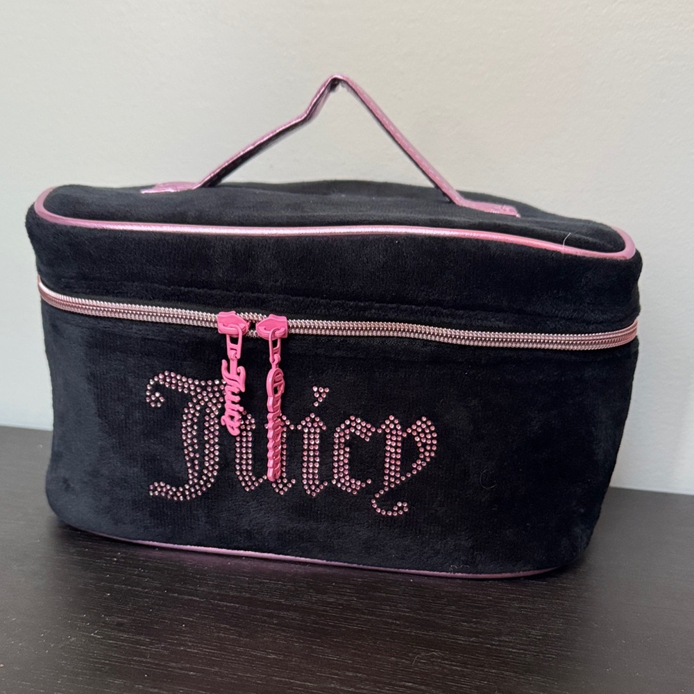 Juicy Couture Black Velvet Travel Case